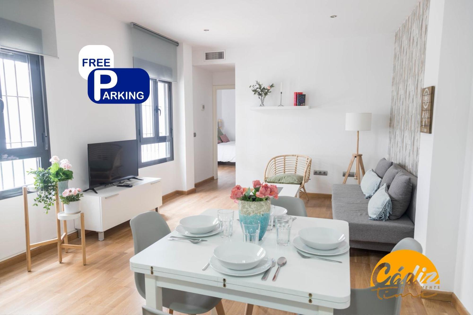 Apartamento Caleta - FREE PARKING - WIFI - PETFRIENDLY - ECOFRIENDLY Cadice Esterno foto